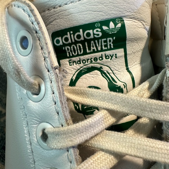 Adidas Rod Laver Leather Sneakers.  Size 12 - Picture 4 of 9